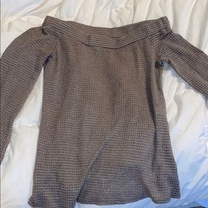 Off the shoulder sweater